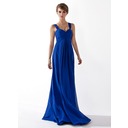 Empire Sweetheart Floor-Length Chiffon Prom Dress With Ruffle (018004998)