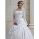 Jackets/Wraps Wedding Tulle Ruffles Wraps With Long Sleeve (013022585)